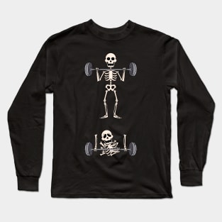 Skeleton Gym Long Sleeve T-Shirt